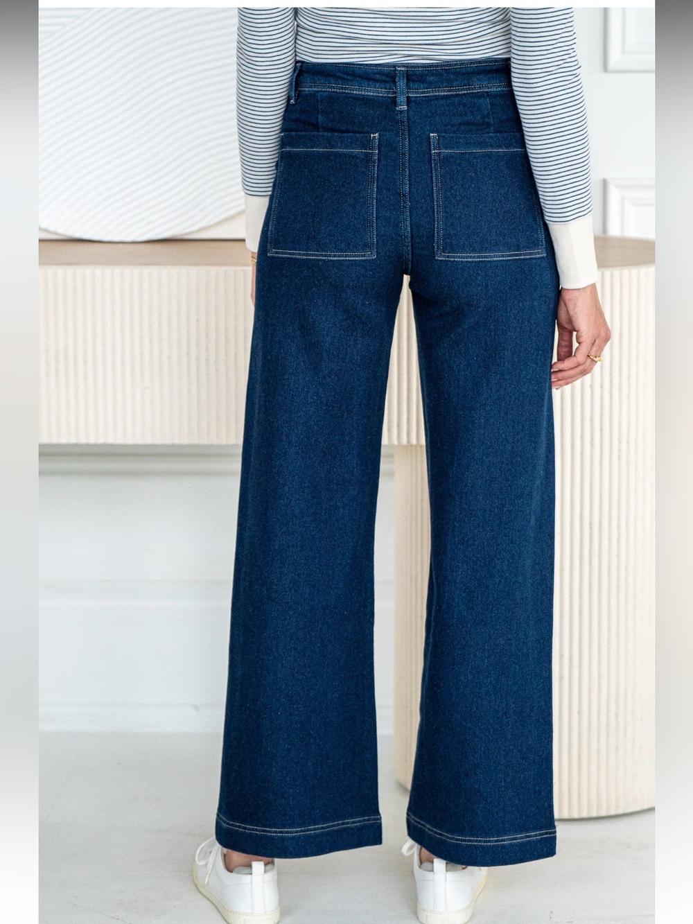 NEW! Z Supply Rilynn Women's High Rise Indigo Wide-Leg Jeans Size 29 - Picture 8 of 12